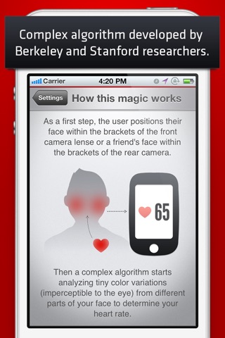 Cardio Buddy Free - Touchless Camera Heart Rate Monitor by Azumio screenshot 4