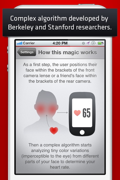 Cardio Buddy Free - Touchless Camera Heart Rate Monitor by Azumio screenshot-3