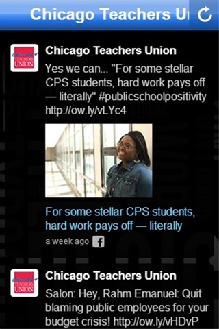 Chicago Teachers Union screenshot 2