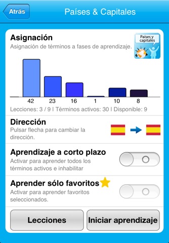 Vocabulary Trainer for iPad & iPhone screenshot 3