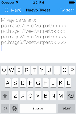 Tweet Multipart screenshot 4
