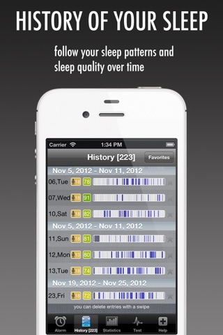 WakeApp - Scientific Alarm Clock & Sleep Recorder - Free Edition screenshot 3