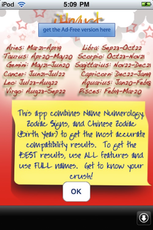 iHeart Love Compatibility Match Calculator Free - Test Your Crush! screenshot-3