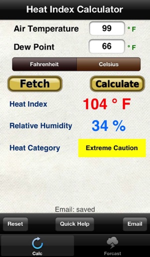 Heat Index & Relative Humidity on the App Store