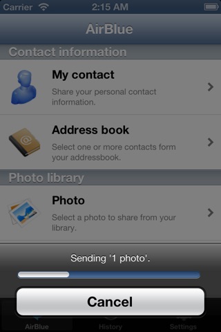AirBlue Sharing screenshot 4