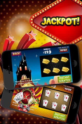 Jackpot Scratchers - Instant Mega Millionaire (Free Scratch Card Game) screenshot 2