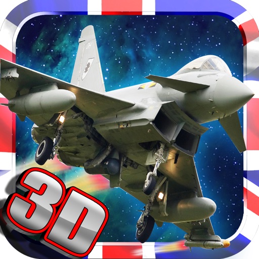 UK Jet Warrior Nation : Mid Air Furious 3D Dog-fights Drift attack icon