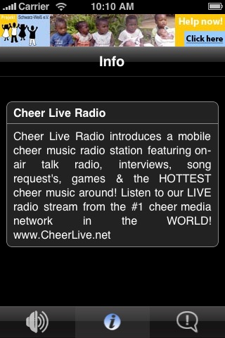 Cheer Live Cheerleading Radio screenshot 2