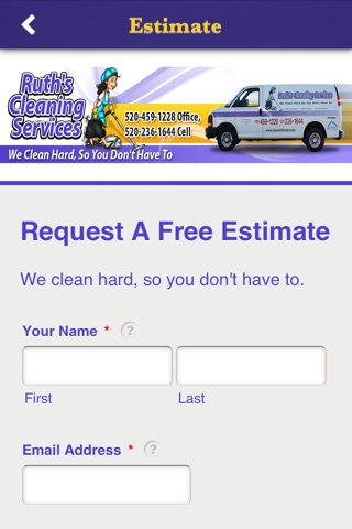 Ruth's Cleaning Services screenshot 3