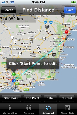 Location Distance Finder