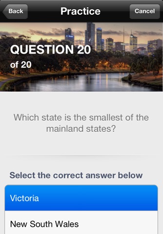 Australia Citizenship Test screenshot 4