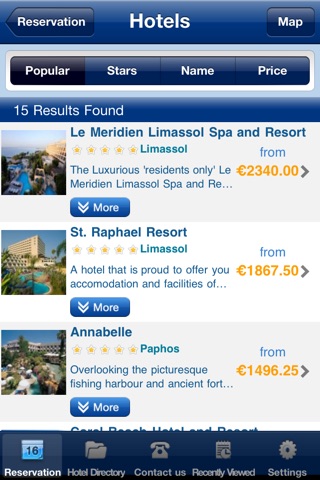 Bookcyprus.com Cyprus Hotels & Villas Reservations screenshot 2
