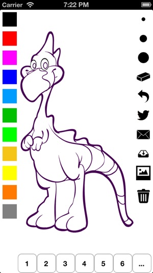 Coloring Book for Children: Learn to color and draw dinosaur(圖2)-速報App