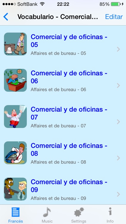 Francés - Talking Spanish to French Translator and Phrasebook screenshot-4