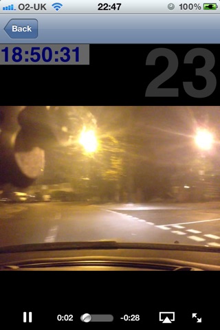 Car Blackbox - HD Video Record and Playback with Speed & Timer screenshot 2