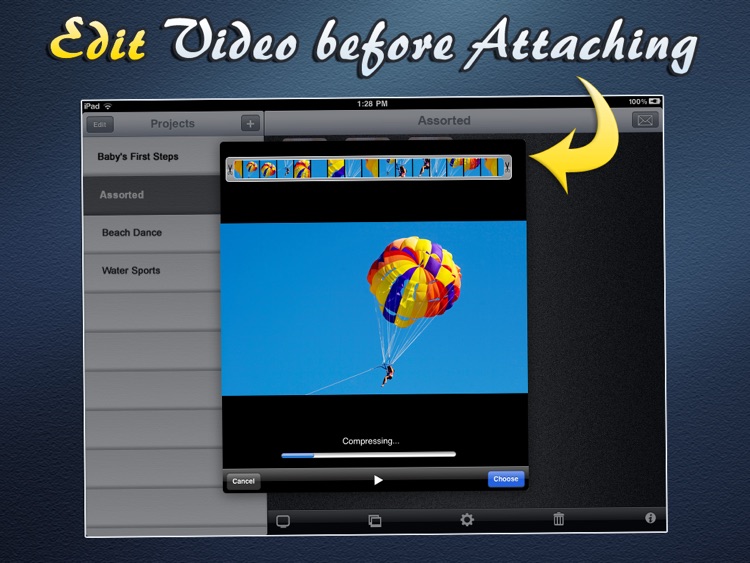 Video (& Photos) Email For iPad