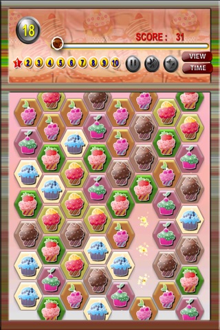 A Cupcake Swap - Match Three in a Row Puzzle Game screenshot 3