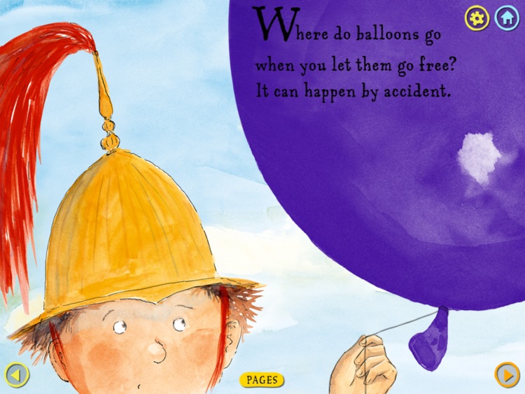 Where Do Balloons Go? An Uplifting Mystery : a creativity-enhancing kid's book by Jamie Lee Curtis (by Auryn Apps)
