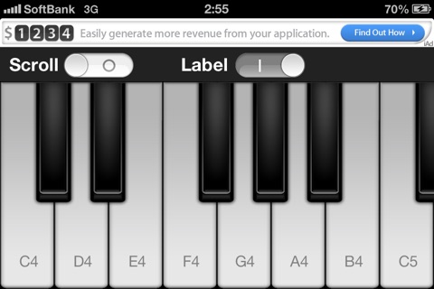 Plain Piano screenshot 2