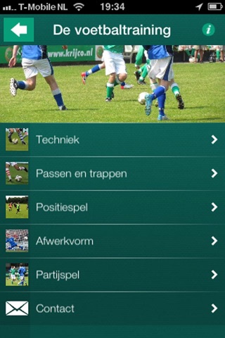De voetbaltraining screenshot 2