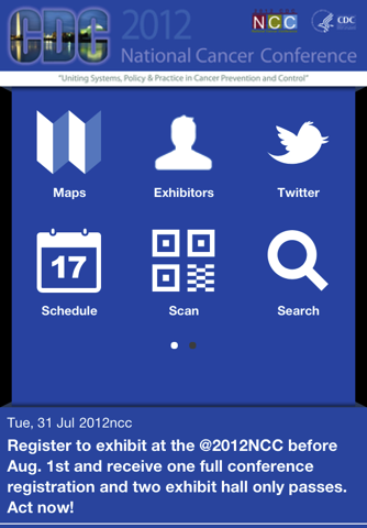 2012 CDC National Cancer Conference screenshot 2