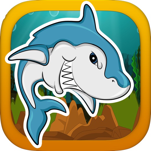 Slinky Slingshot Shark - A Sharptooth Catapult Game DELUXE Version icon