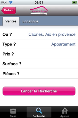 Carnot-Drujon Immobilier. screenshot 4