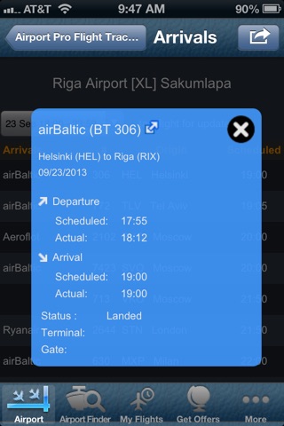 Riga Airport Info + Flight Tracker screenshot 2