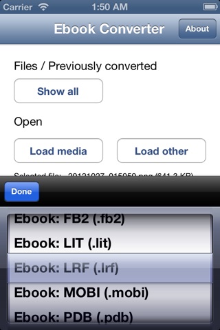 Ebook Converter screenshot 2
