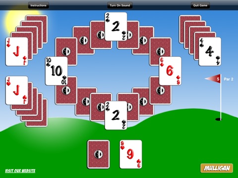 Golf Solitaire HD screenshot 3