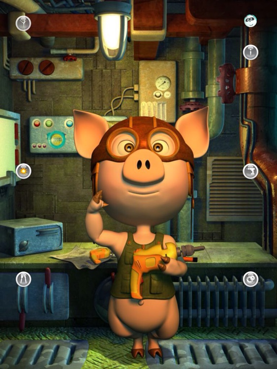 Talking Peter (FREE) the Pig HD screenshot-3