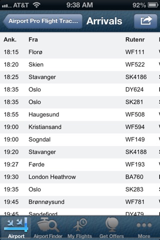 Bergen Flight Information + Flight Tracker screenshot 4