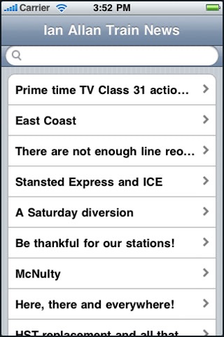 Ian Allan Train News screenshot 2