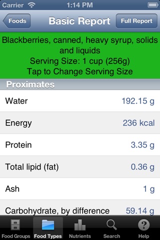 Food Reference screenshot 4