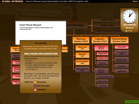 Global Outbreak: A Public Health ICS Simulation screenshot 4
