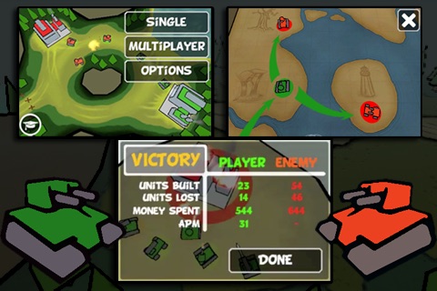 Tap Tanks - Doodle Style 3D RTS screenshot 4