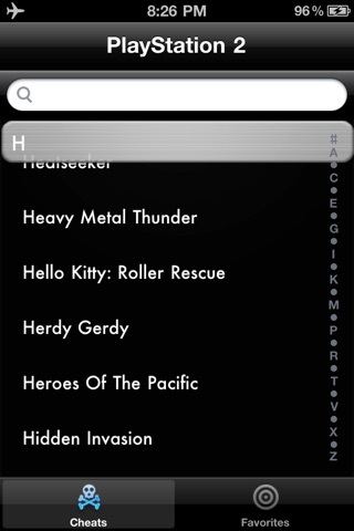 Cheats codes for Playstation 2 screenshot 3