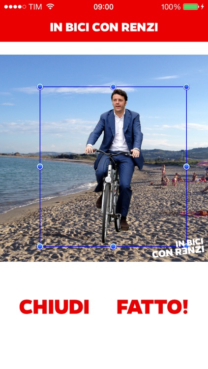 In bici con Renzi