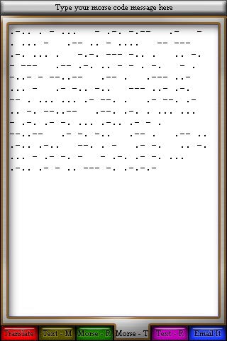 Morse Code Machine screenshot 3