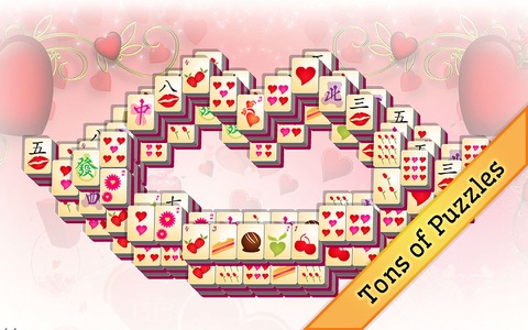 Valentine's Day Mahjong screenshot 2