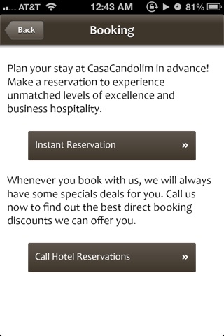 Hotel Casa Candolim Companion screenshot 4