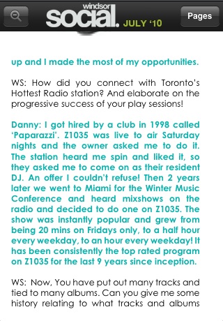 Windsor Social Magazine screenshot 3