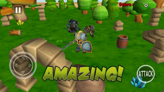 3D Tiny Fantasy Monster Horde Defense - Joy-Stick Medieval A(圖1)-速報App