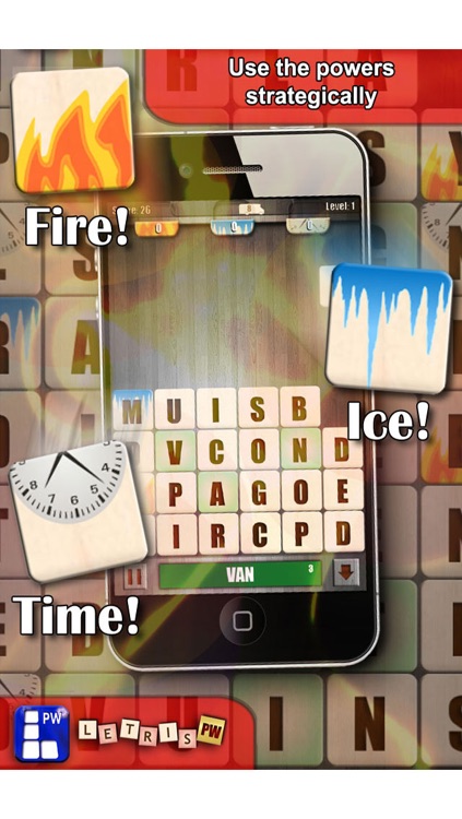 Letris Power: Word puzzle game