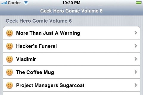 Vol 06: Geek Hero Comic screenshot 2