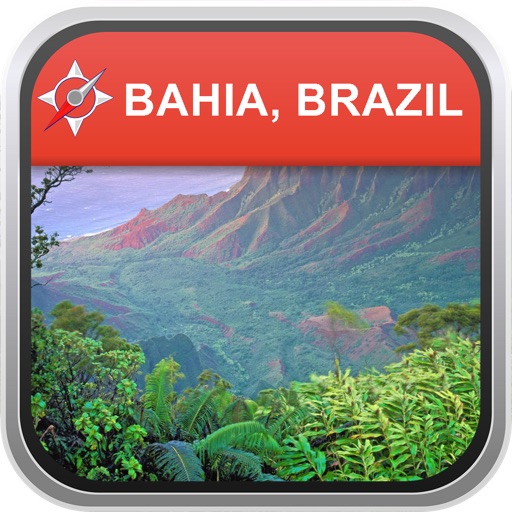 Offline Map Bahia, Brazil: City Navigator Maps