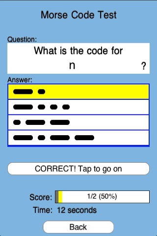 Morse Code Driller screenshot 4