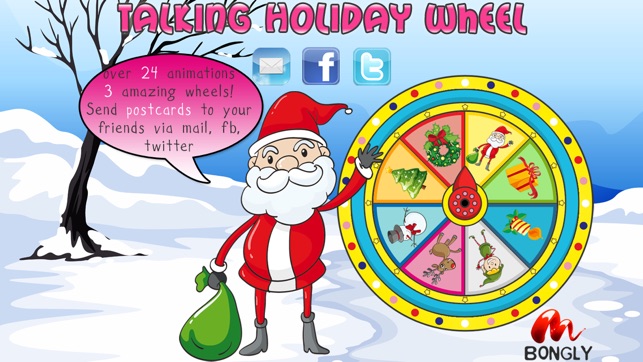 Talking Holidays Wheel: Christmas Halloween Summer(圖2)-速報App