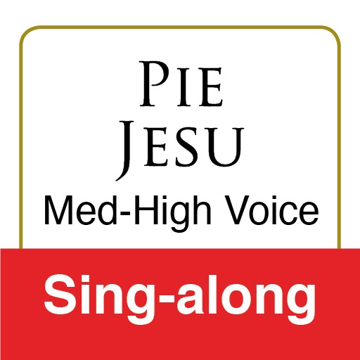 Pie Jesu, Fauré (Medium High Voice & Piano - Sing-Along)