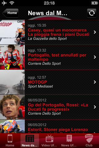 Ducati Fan App screenshot 2